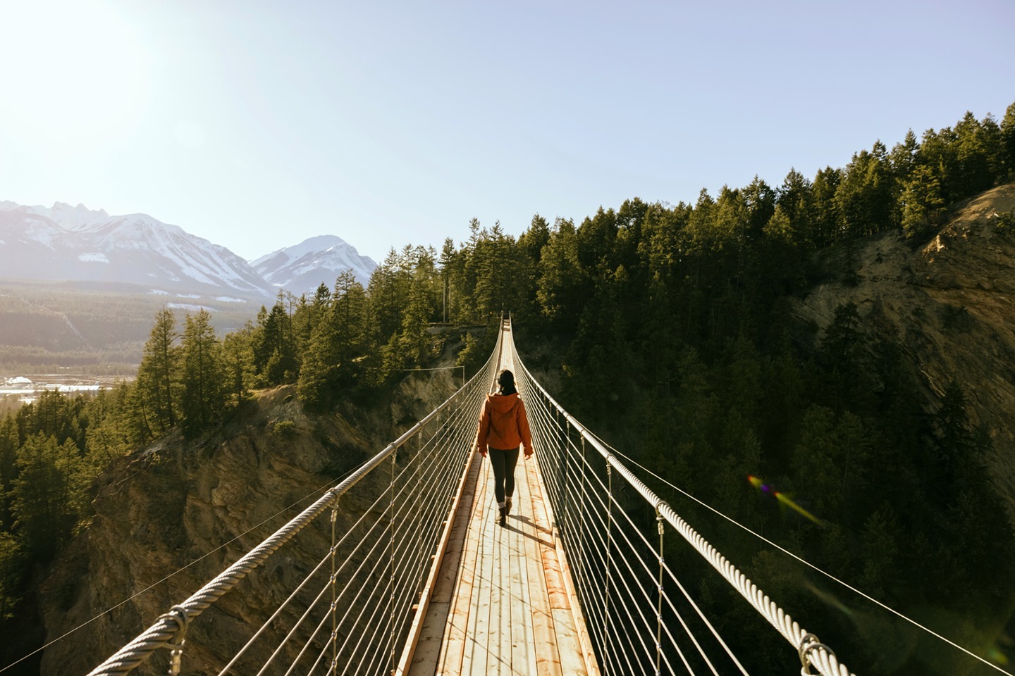 photo by Golden Skybridge caption reads: As you perch 426 feet above an expansive canyon, engulfed by the Columbia Valley, the epic views from Golden’s newest, must-visit attraction will take your breath away. Coming soon.

#GoldenSkybridge